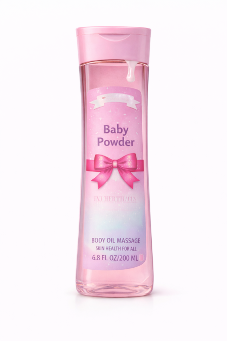Baby Powder Body Oil Massage