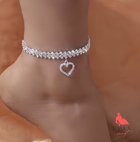 خلخال على شكل قلب مجوف