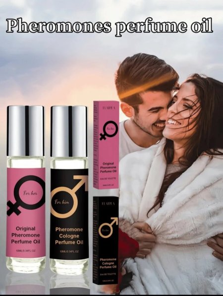 زيوت عطرية فيرمونية “For Him & For Her” – جاذبية لا تُقاوم