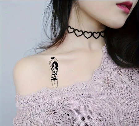 Shibari Bound - Temporary Tattoo