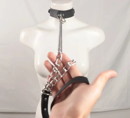 Luxury Bondage Collar & Leash