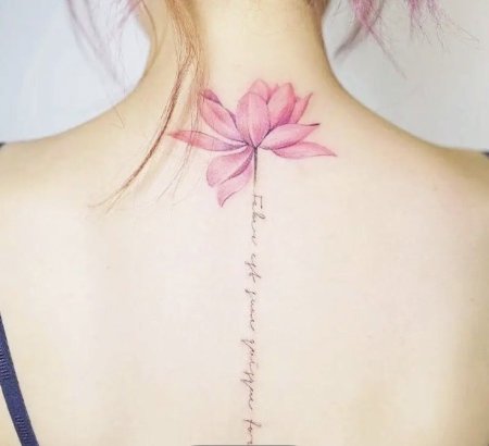 تاتو زهرة اللوتس – Lotus Bloom Tattoo