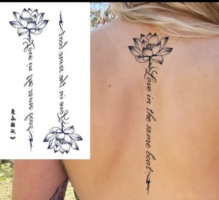 تاتو لوتس الحب – Lotus of Love Tattoo