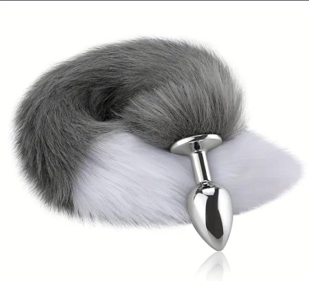 ذيل الثعلب الفضي – Silver Fox Tail Plug