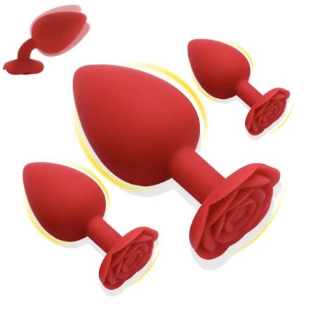 Rose Touch Plug Set – طقم سدادات وردة الحب