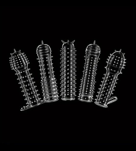 Stimulating Silicone Sleeve Set