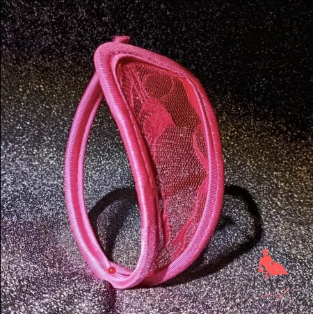 C-String دانتيل شفاف – لانجري جريء بدون حمالات