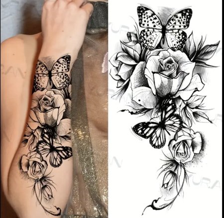 Wild Roses Tattoo