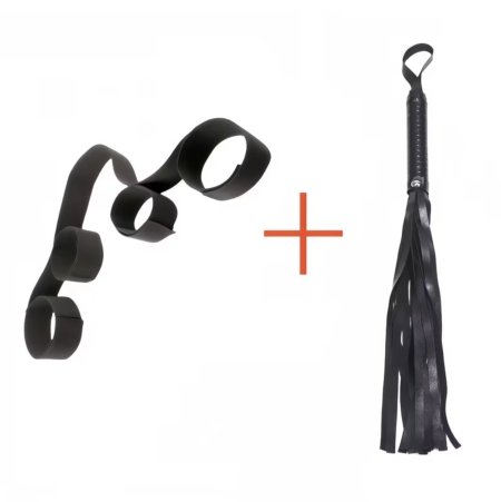 طقم 2قطعه حزام ايدي مع سواط